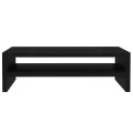 Support de moniteur Noir 42 x 24 x 13 cm Bois d'ingénierie