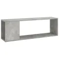 Meuble TV Gris béton 100x24x32 cm Aggloméré