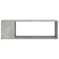 Meuble TV Gris béton 100x24x32 cm Aggloméré