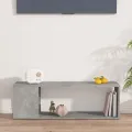 Meuble TV Gris béton 100x24x32 cm Aggloméré
