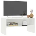 Meuble TV Blanc 80 x 40 x 40 cm Aggloméré