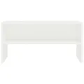 Meuble TV Blanc 80 x 40 x 40 cm Aggloméré