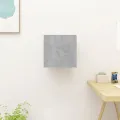 Meuble TV mural Gris béton 30,5x30x30 cm