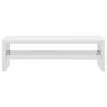 Support de moniteur Blanc brillant 42 x 24 x 13 cm Aggloméré