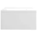 Support de moniteur Blanc brillant 42 x 24 x 13 cm Aggloméré