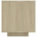 Meuble TV avec lumières LED Chêne sonoma 160x35x40 cm