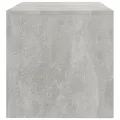 Meuble TV Gris béton 100 x 40 x 40 cm Aggloméré