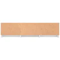 Meuble TV Blanc 140x40x35,5 cm Bois d'ingénierie