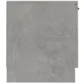 Meuble TV Gris béton 140x35x40 cm Bois d'ingénierie