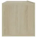 Meuble TV Chêne sonoma 100x30x30 cm Aggloméré