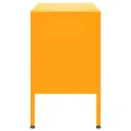 Meuble TV Jaune moutarde 105x35x50 cm Acier