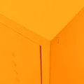 Meuble TV Jaune moutarde 105x35x50 cm Acier