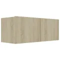 Ensemble de meuble TV 7 pcs Chêne sonoma Aggloméré