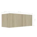 Ensemble de meuble TV 7 pcs Chêne sonoma Aggloméré