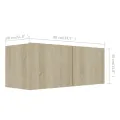 Ensemble de meubles TV 5 pcs Chêne sonoma Aggloméré