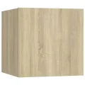 Ensemble de meuble TV 4 pcs Chêne sonoma Aggloméré