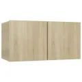 Ensemble de meuble TV 4 pcs Chêne sonoma Aggloméré