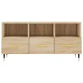 Meuble TV chêne sonoma 102x36x50 cm bois d'ingénierie