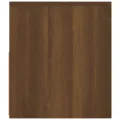 Meuble TV avec lumières LED chêne marron 120x35x40 cm