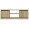 Meuble TV avec porte Chêne sonoma 102x30x36 cm