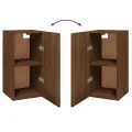 Meuble TV Chêne marron 30,5x30x60 cm Bois d'ingénierie
