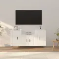 Ensemble de meubles TV 3 pcs Blanc brillant Bois d'ingénierie
