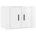 Ensemble de meubles TV 5 pcs Blanc brillant Bois d'ingénierie