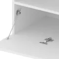 Meuble TV avec lumières LED Blanc 75x35x40 cm