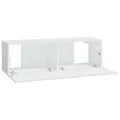 Ensemble de meubles TV 6 pcs Blanc Bois d'ingénierie