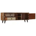 Meuble TV 118 x 30 x 40 cm Bois de manguier massif