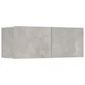 Ensemble de meubles TV 6 pcs Gris béton Bois d'ingénierie