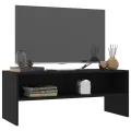 Meuble TV Noir 100 x 40 x 40 cm Aggloméré