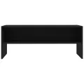 Meuble TV Noir 100 x 40 x 40 cm Aggloméré