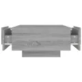 Table basse Sonoma gris 90x60x31 cm Bois d'ingénierie