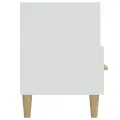 Meuble TV Blanc 102x36x50 cm Bois d'ingénierie