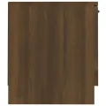 Meuble TV Chêne marron 140x35x40 cm Bois d'ingénierie