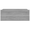 Table de chevet flottante Sonoma gris 40x30x15 cm