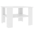 Table basse Blanc 60 x 60 x 42 cm Aggloméré