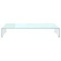 Meuble TV/Support pour moniteur 80x30x13 cm verre vert