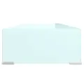 Meuble TV/Support pour moniteur 80x30x13 cm verre vert