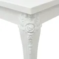 Table basse 100 x 60 x 42 cm Laquée Blanc