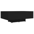 Table basse Noir 85x55x31 cm Aggloméré