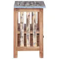 Table de chevet 41 x 30 x 50 cm Bois de récupération massif