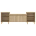 Meuble TV Chêne sonoma 160x35x55 cm Bois d'ingénierie
