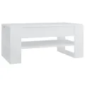 Table basse Blanc 102x55x45 cm Bois d'ingénierie