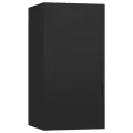 Meubles TV 2 pcs Noir 30,5x30x60 cm Aggloméré