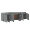 Meuble TV Sonoma gris 120x30x40,5 cm Aggloméré