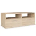 Meuble TV Aggloméré 95 x 35 x 36 cm Chêne