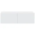 Meubles TV 2 pcs Blanc 100x30x30 cm Bois d'ingénierie
