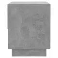 Tables de chevet 2 pcs Gris béton 45x34x44 cm Aggloméré